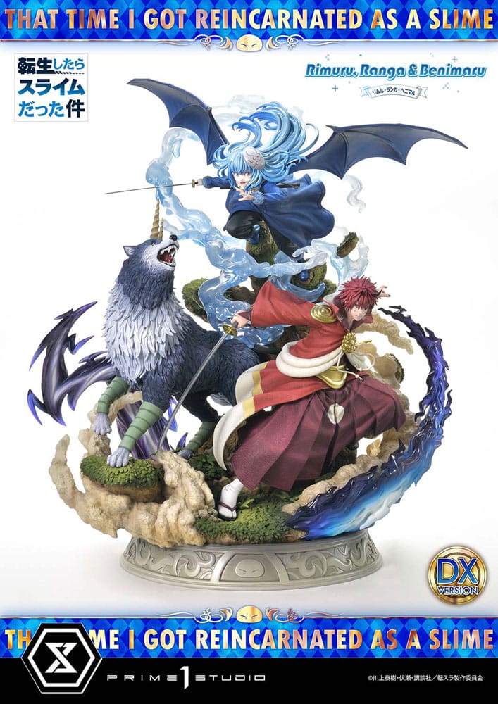 Prime 1 Studio Rimuru Ranga and Benimaru That Time I Got Reincarnated as a Slime Deluxe Version Vinyl Figure 59 cm