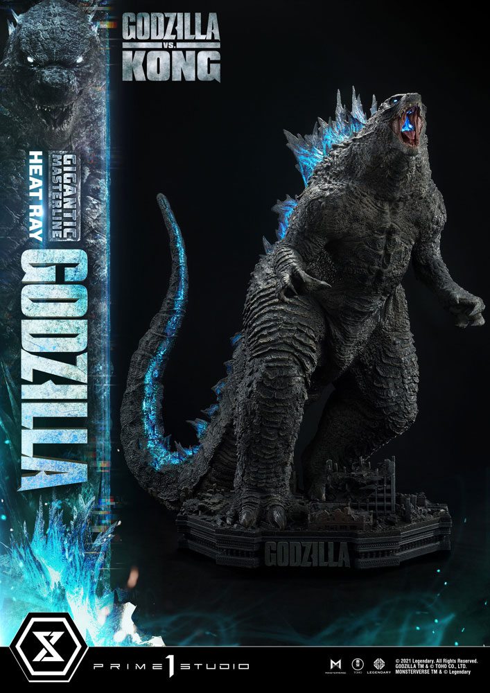 Prime 1 Studio Heat Ray Godzilla Godzilla vs Kong Vinyl Figure 87 cm