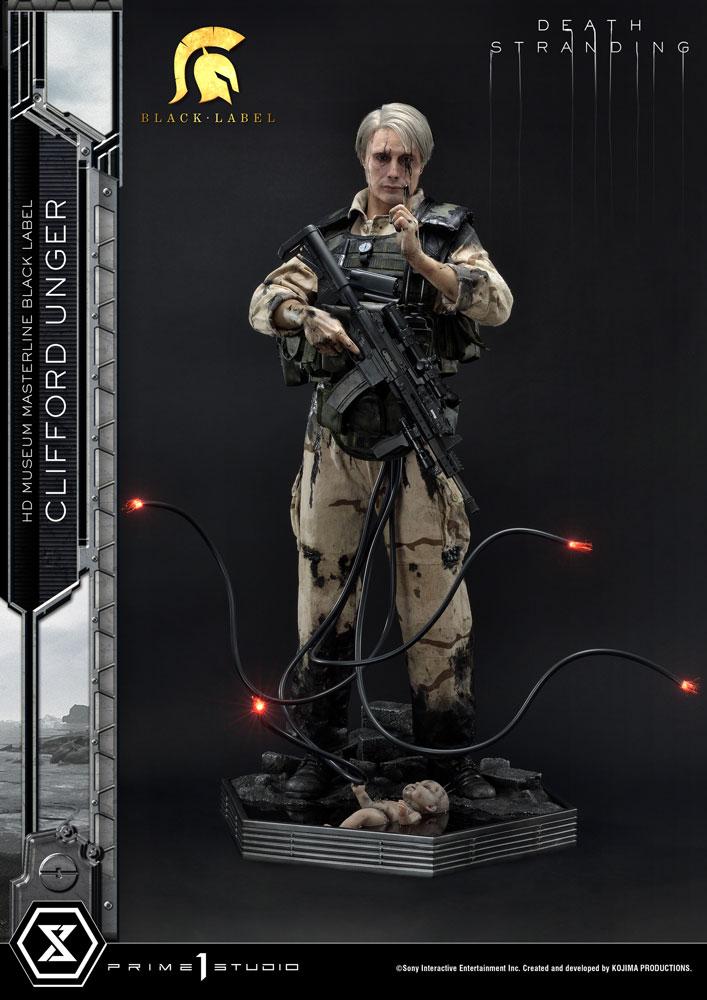 Prime 1 Studio Clifford Unger Death Stranding Black Label Vinyl Figure 103 cm
