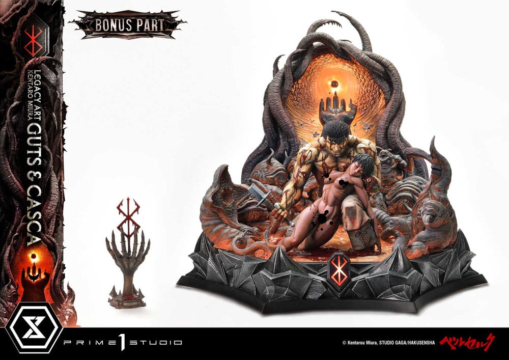 Prime 1 Studio Guts and Casca Berserk Bonus Version Vinyl Figure 72 cm