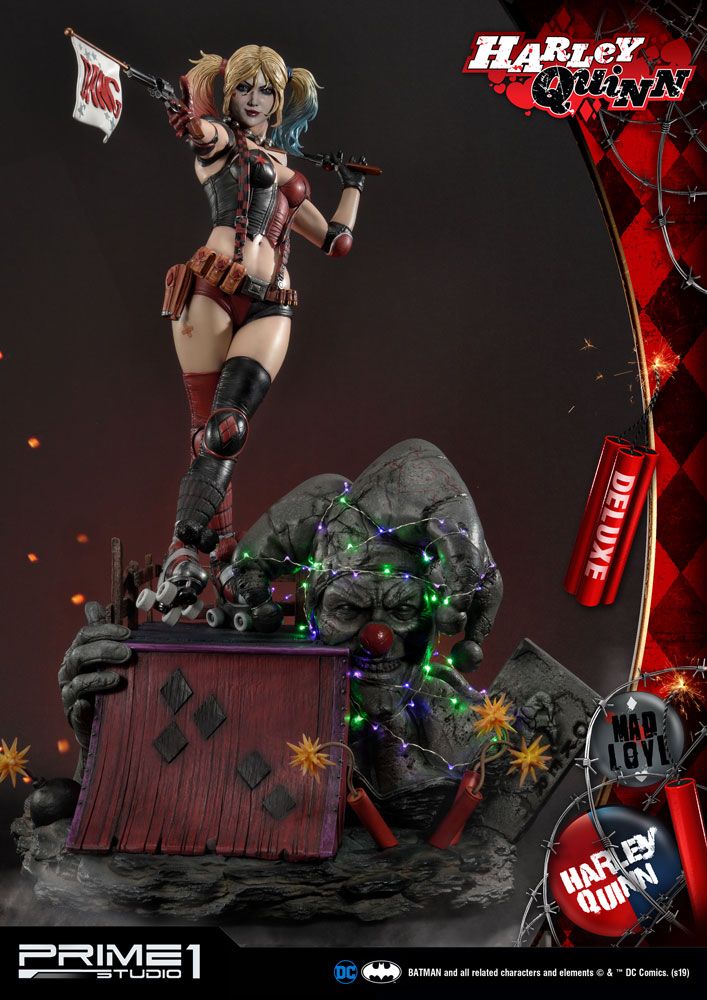 DC Comics Harley Quinn Statue Deluxe Version 91 cm