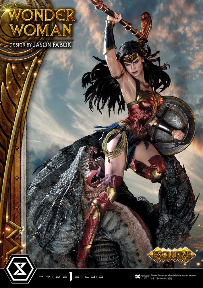 Wonder Woman Museum Masterline Wonder Woman Vs. Hydra 1/3 Scale Exclusive Statue