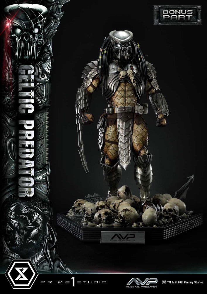 Alien vs Predator Celtic Predator Bonus Version Statue Museum Masterline Series 95 cm