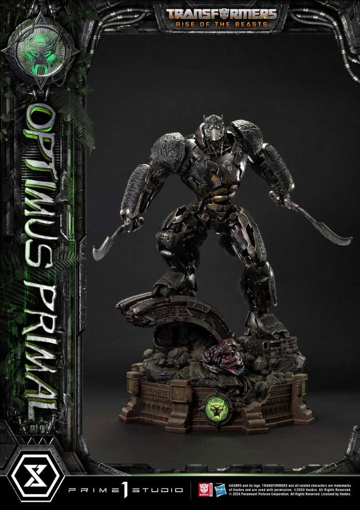 Transformers Rise of the Beasts Optimus Primal Statue Museum Masterline 72 cm
