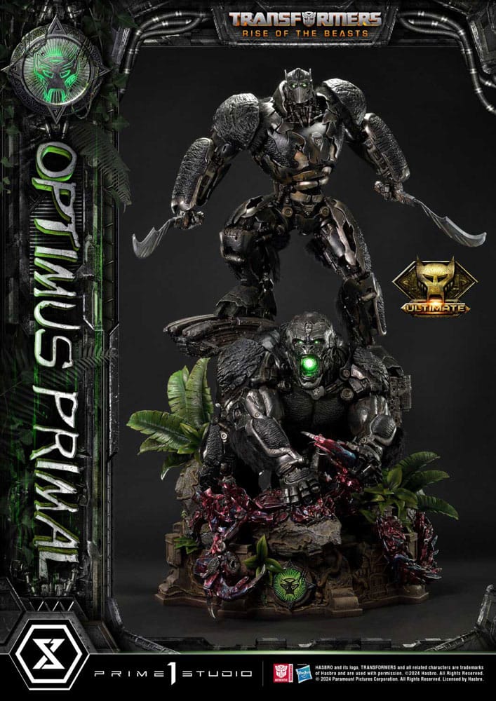 Transformers Rise of the Beasts Optimus Primal Ultimate Version Statue Museum Masterline 72 cm