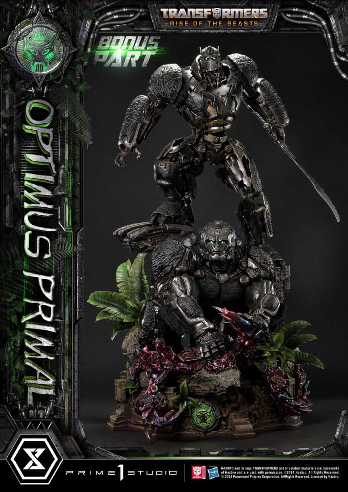 Transformers Rise of the Beasts Optimus Primal Ultimate Bonus Version Statue Museum Masterline 72 cm