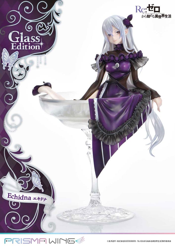ReZERO Starting Life in Another World Echidna Glass Edition PVC Statue Prisma Wing 24 cm