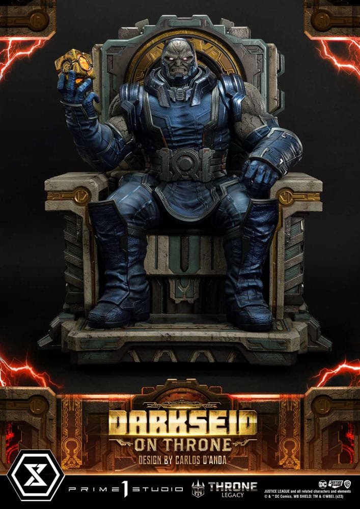 Justice League Comics Darkseid on Throne Design by Carlos DAnda Standard Version Statue Throne Legacy Series 65 cm