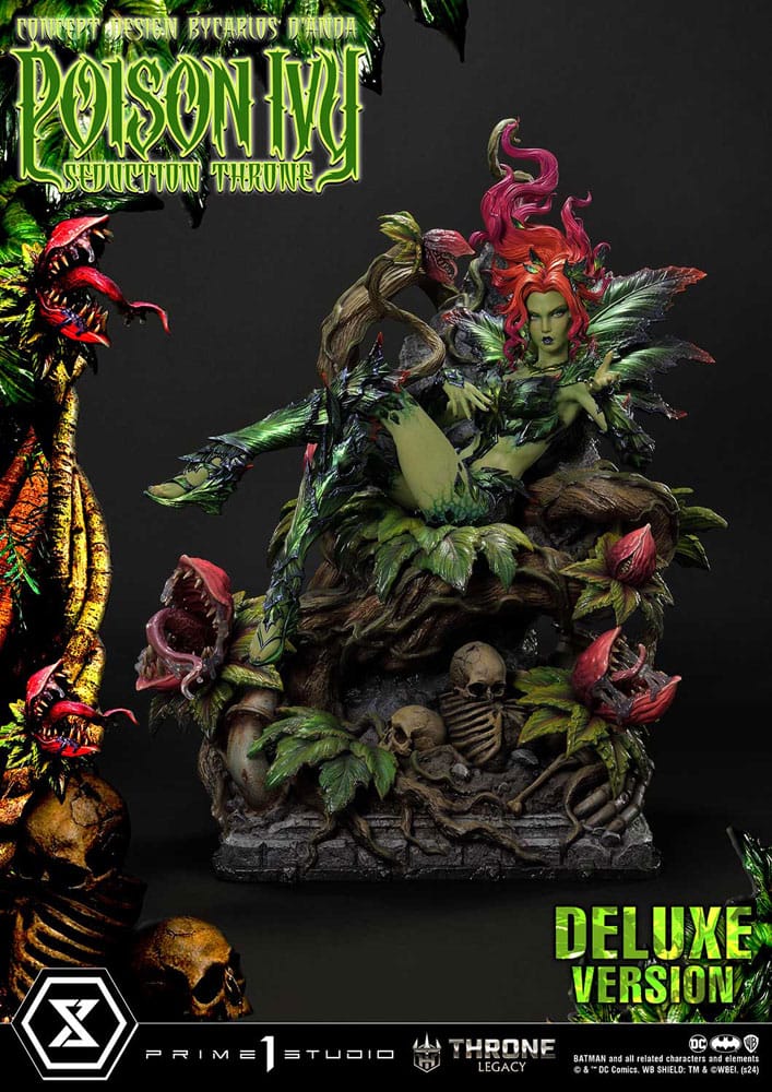 DC Comics Poison Ivy Seduction Throne Deluxe Bonus Version Throne Legacy Collection Statue 55 cm
