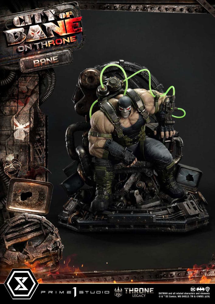 DC Comics Batman and Bane on Throne Throne Legacy Collection Statue 61 cm