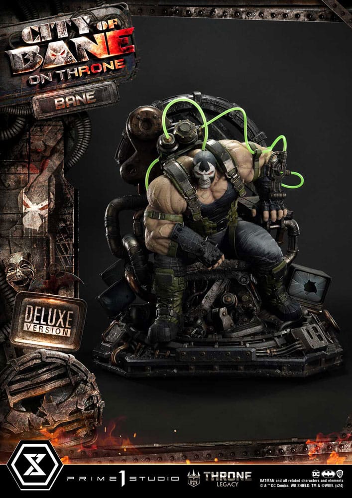 DC Comics Batman and Bane on Throne Deluxe Version Throne Legacy Collection Statue 61 cm