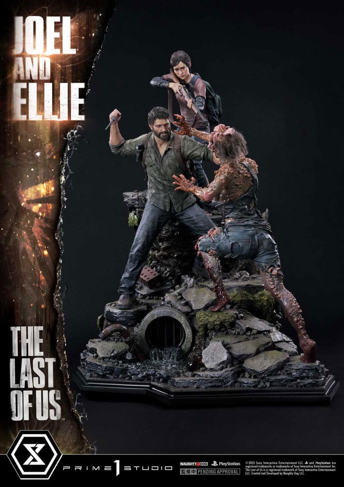 The Last of Us Part I Joel and Ellie Statue Ultimate Premium Masterline Series 73 cm