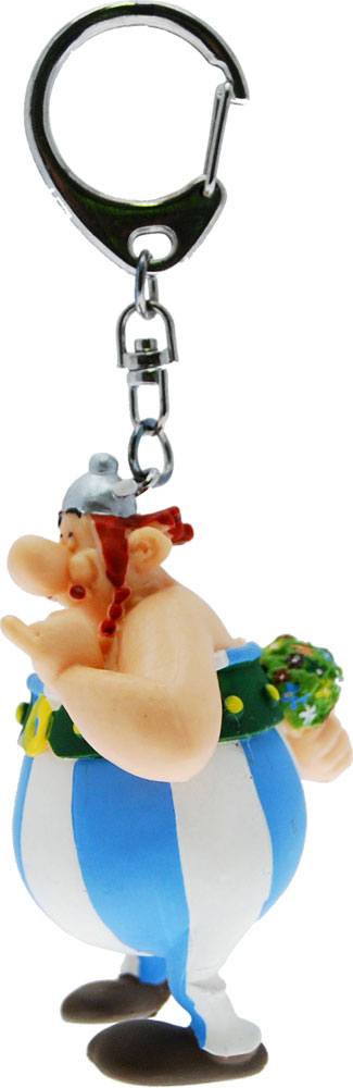 Asterix Obelix with Flowers Keychain 13 cm