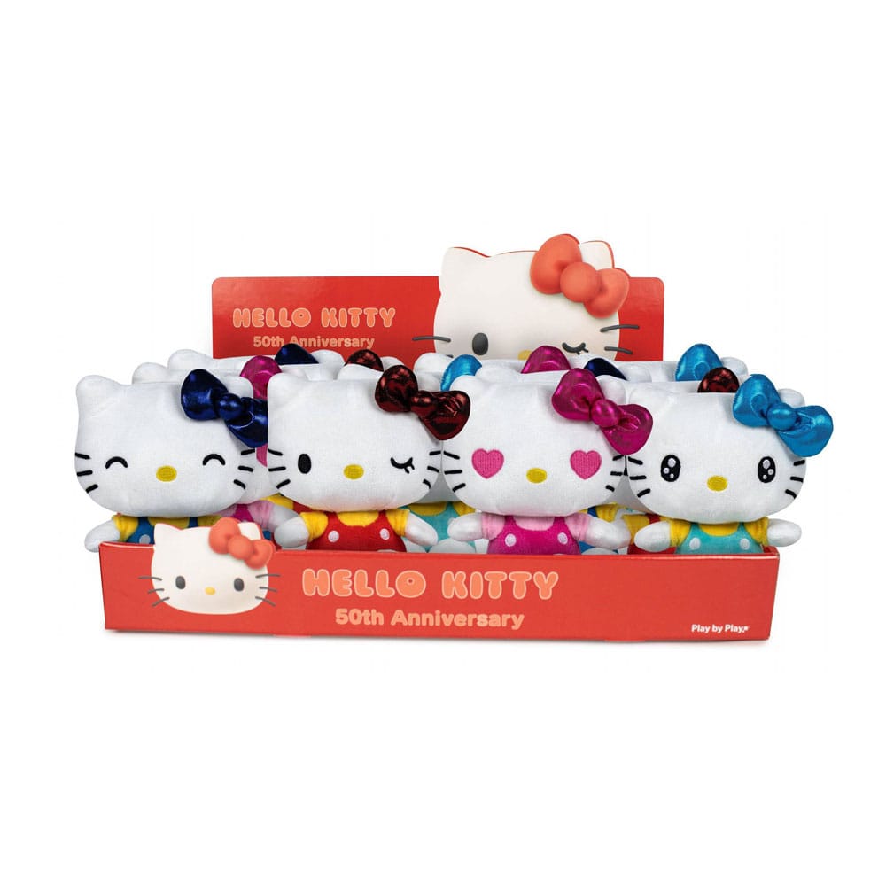 Hello Kitty Plush Figure 50th Anniversary Collectible 16 cm