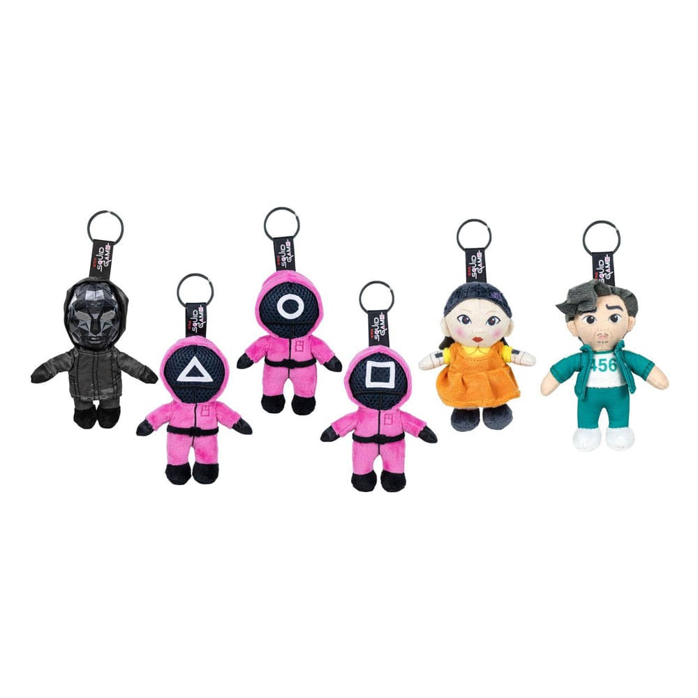 Squid Game All Stars Plush Keychain Assortment 12 cm