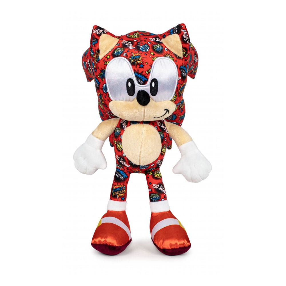Sonic The Hedgehog Sonic Plush Figure Pop Comic 30 cm