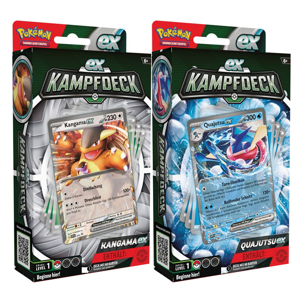 Pokemon Trading Card Game EX Deck October 2023 Set German Edition