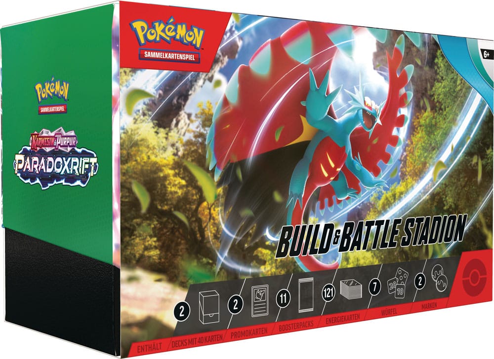 Pokemon KP04 Karmesin Purpur Miraidon EX Battle Stadium German Version