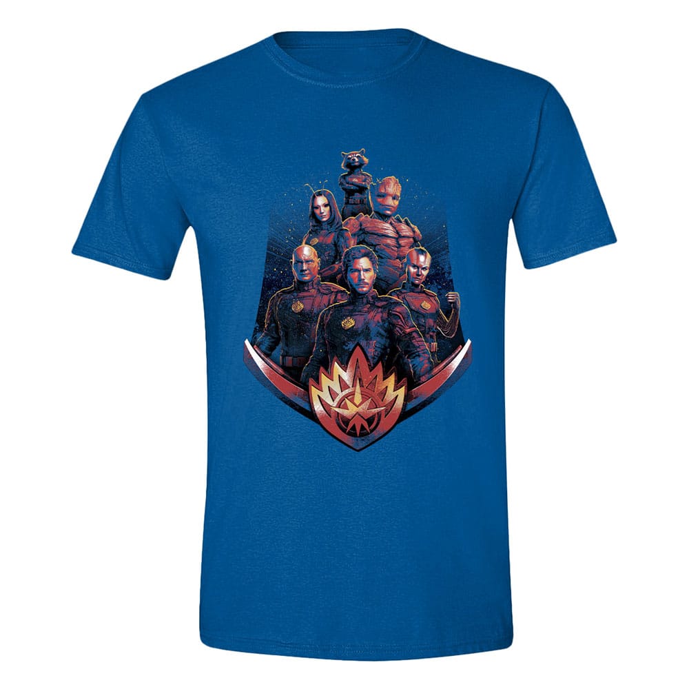 Marvel Guardians of the Galaxy Vol 3 Distressed Group Pose T-Shirt Size S