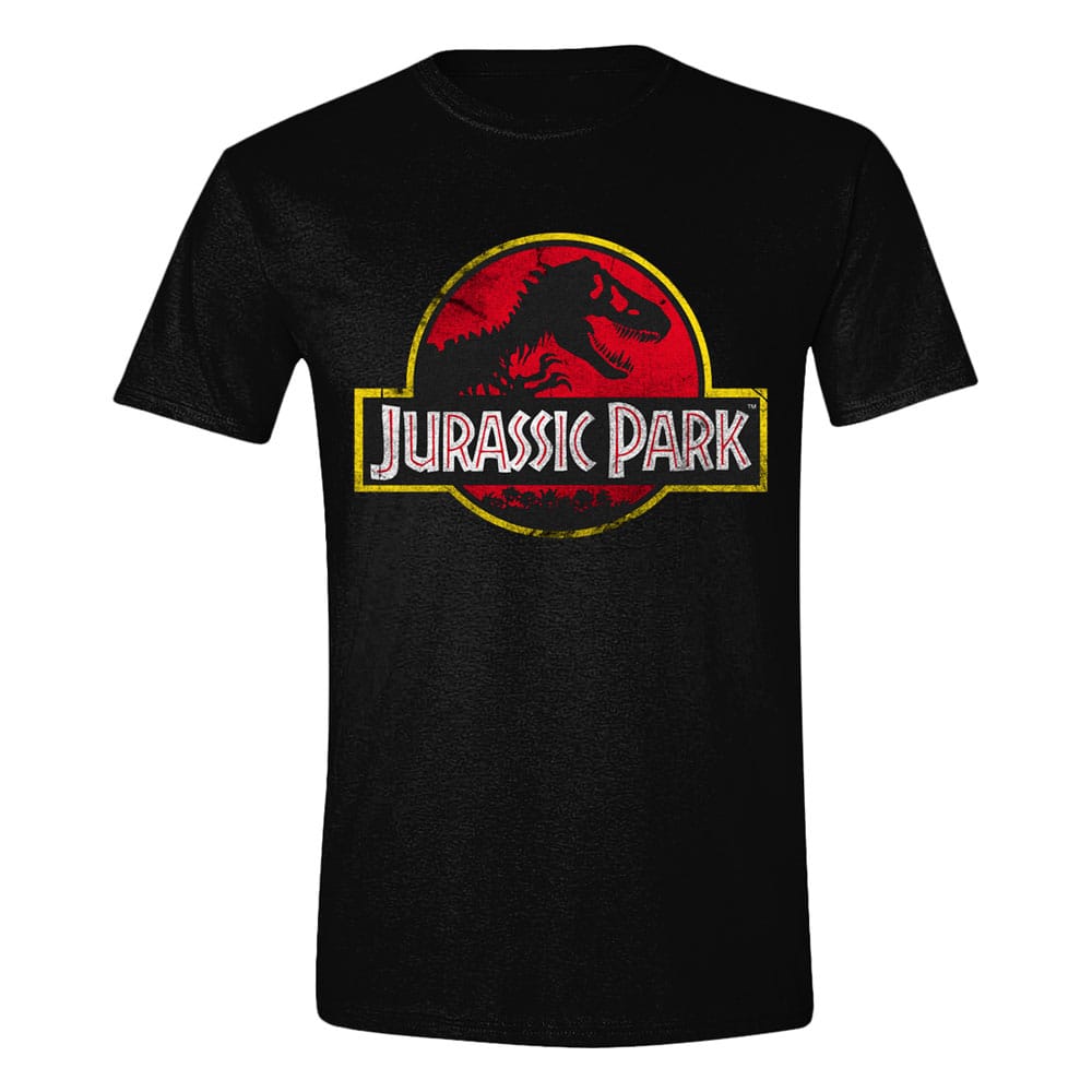 Jurassic Park Distressed Logo T-Shirt Size XXL