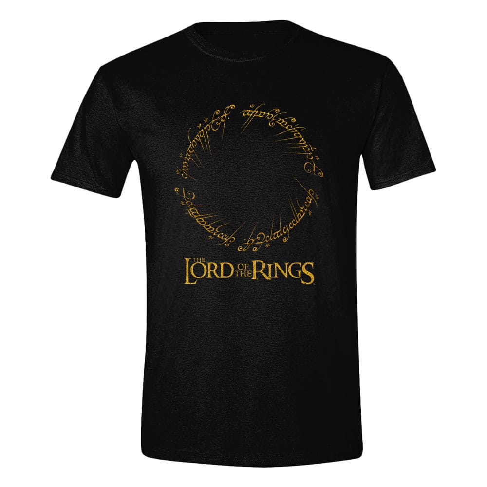 The Lord of the Rings Logo Inscription T-Shirt Size S