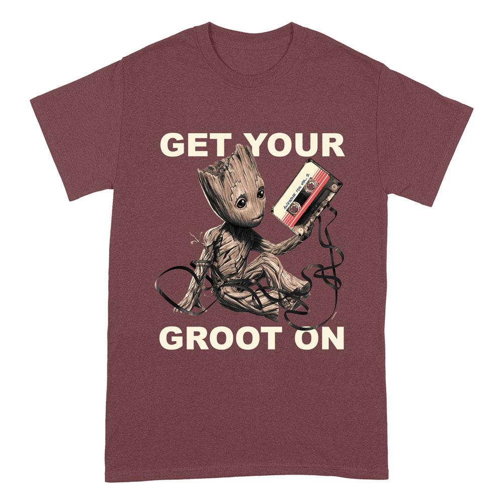 Marvel Groot Guardians of the Galaxy Vol 2 Get Your Groot On T-Shirt Size M
