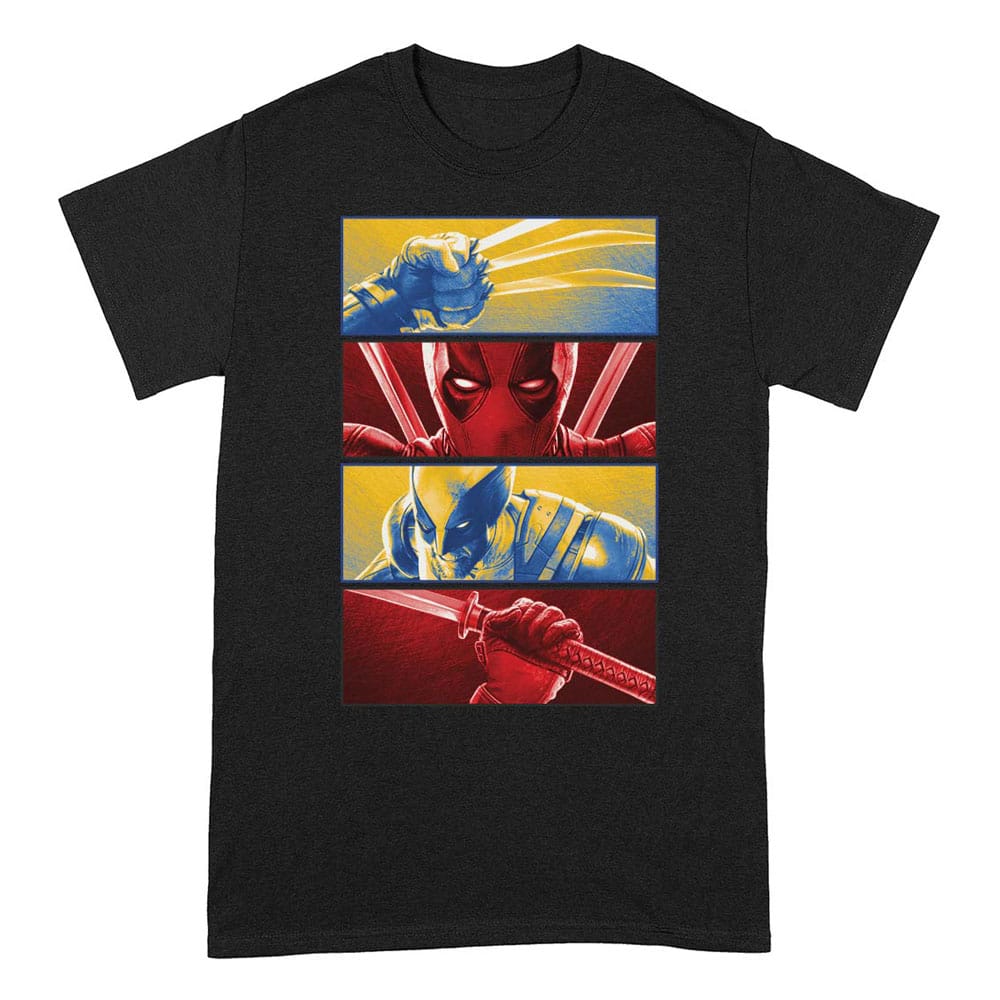 Deadpool Deadpool and Wolverine Boxes T-Shirt Size XL