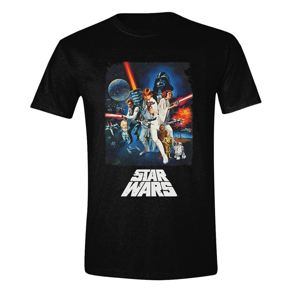 Star Wars A New Hope Retro Poster T Shirt Size S