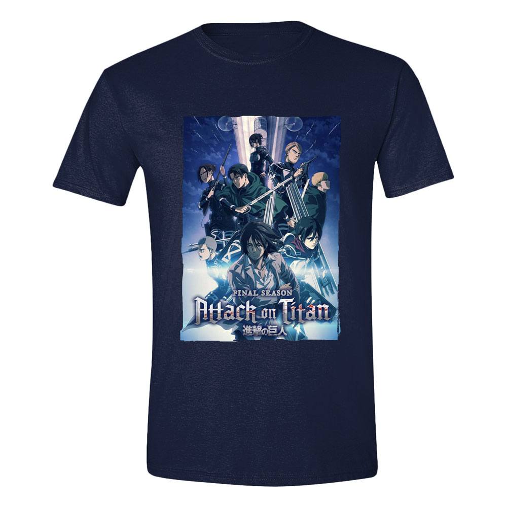 Attack On Titan Season Poster T Shirt Size XL