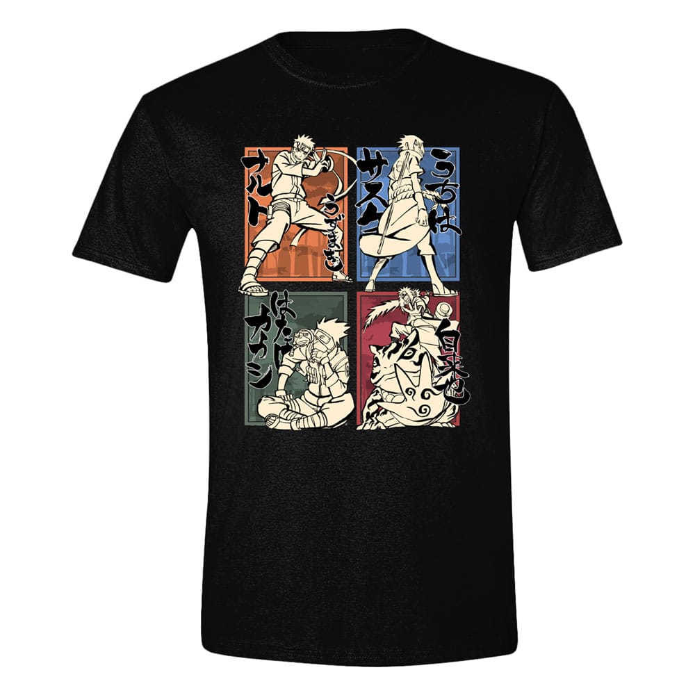 Naruto Sketches Character T-Shirt Size XL Anime Apparel