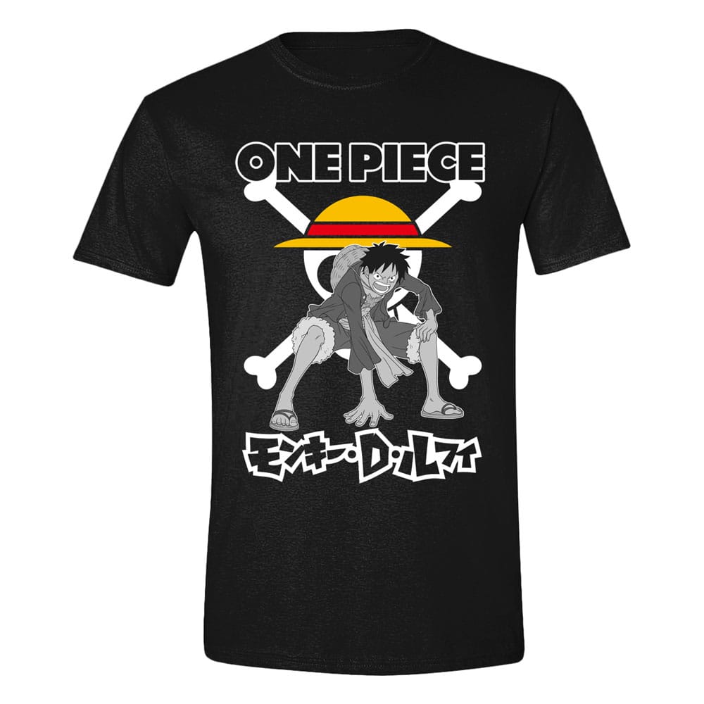 One Piece Luffy Skull T Shirt Size S