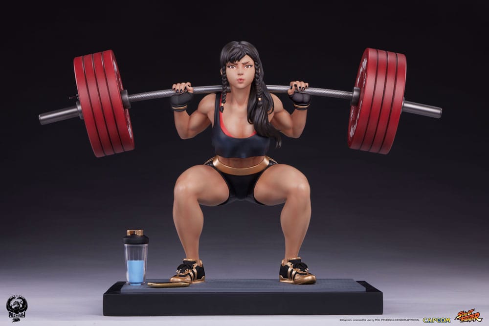 Street Fighter Chun Li Powerlifting Battle Edition Premier Series Statue Quarter Scale 37 cm
