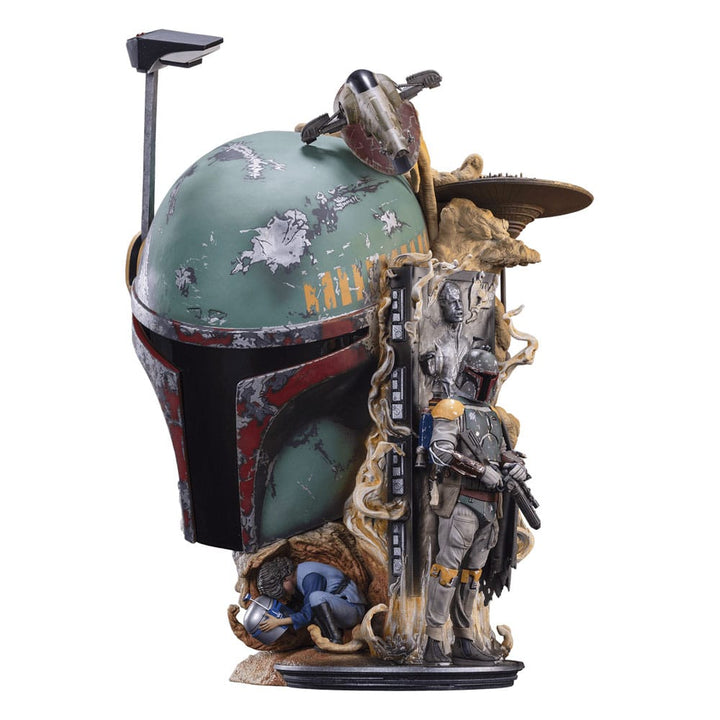 Sideshow Star Wars The Empire Strikes Back Boba Fett Fine Art Bust