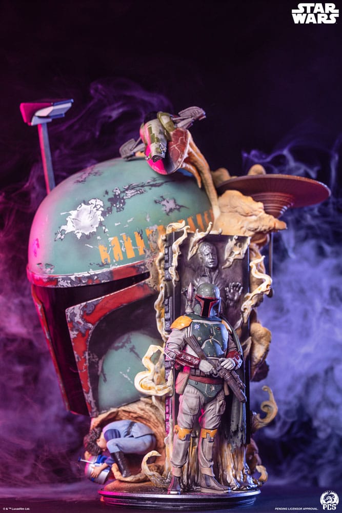 Sideshow Star Wars The Empire Strikes Back Boba Fett Fine Art Bust