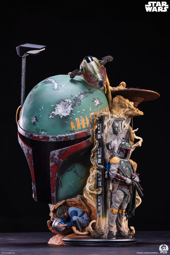 Sideshow Star Wars The Empire Strikes Back Boba Fett Fine Art Bust