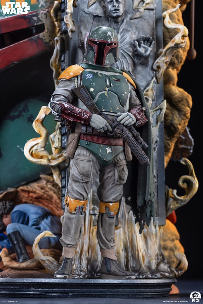Sideshow Star Wars The Empire Strikes Back Boba Fett Fine Art Bust