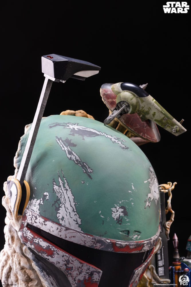 Sideshow Star Wars The Empire Strikes Back Boba Fett Fine Art Bust