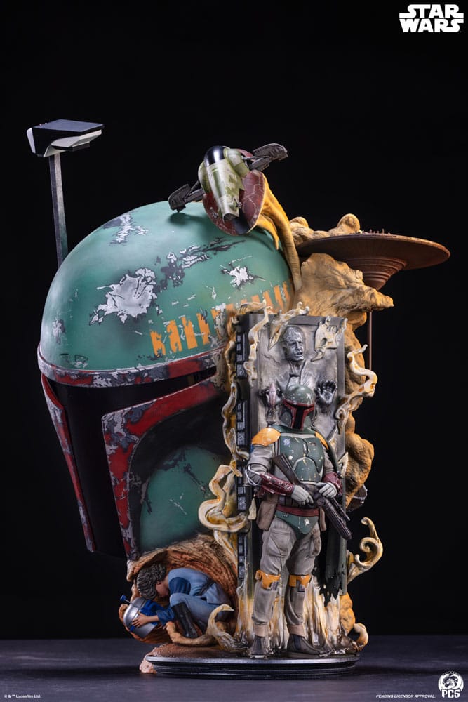 Sideshow Star Wars The Empire Strikes Back Boba Fett Fine Art Bust