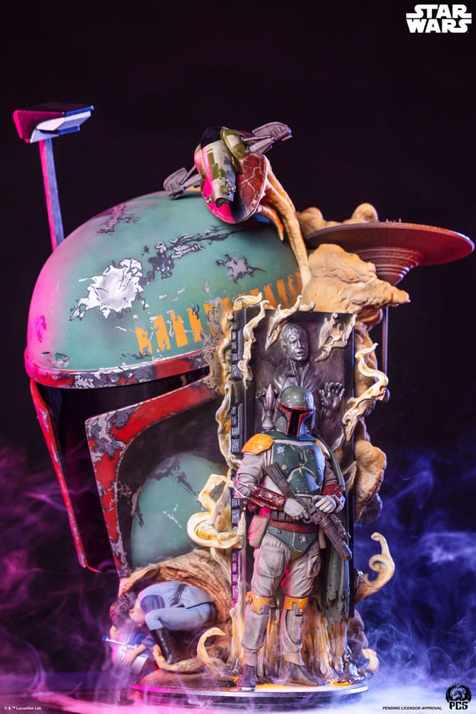 Sideshow Star Wars The Empire Strikes Back Boba Fett Fine Art Bust