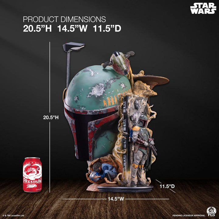 Sideshow Star Wars The Empire Strikes Back Boba Fett Fine Art Bust