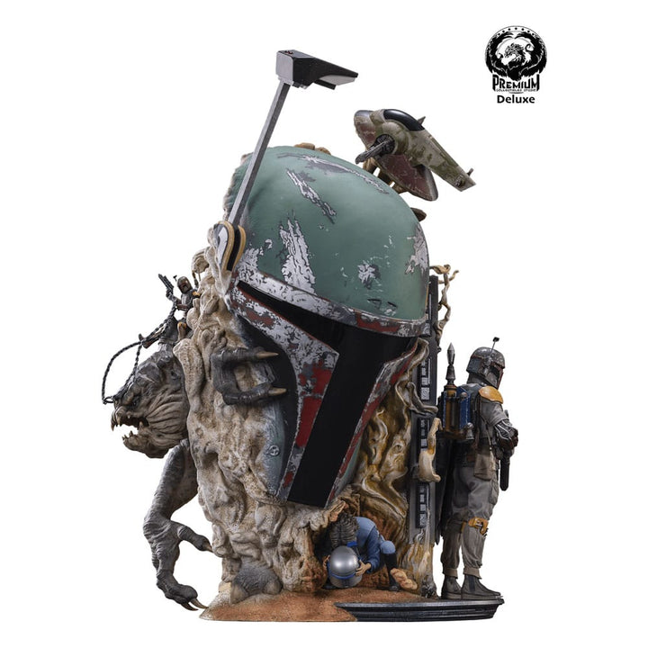 Sideshow Star Wars The Empire Strikes Back Boba Fett Deluxe Edition Fine Art Bust