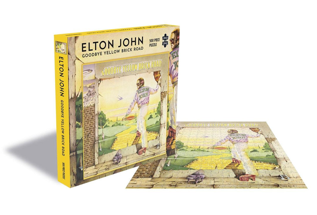 Elton John Goodbye Yellow Brick Road Jigsaw Puzzle