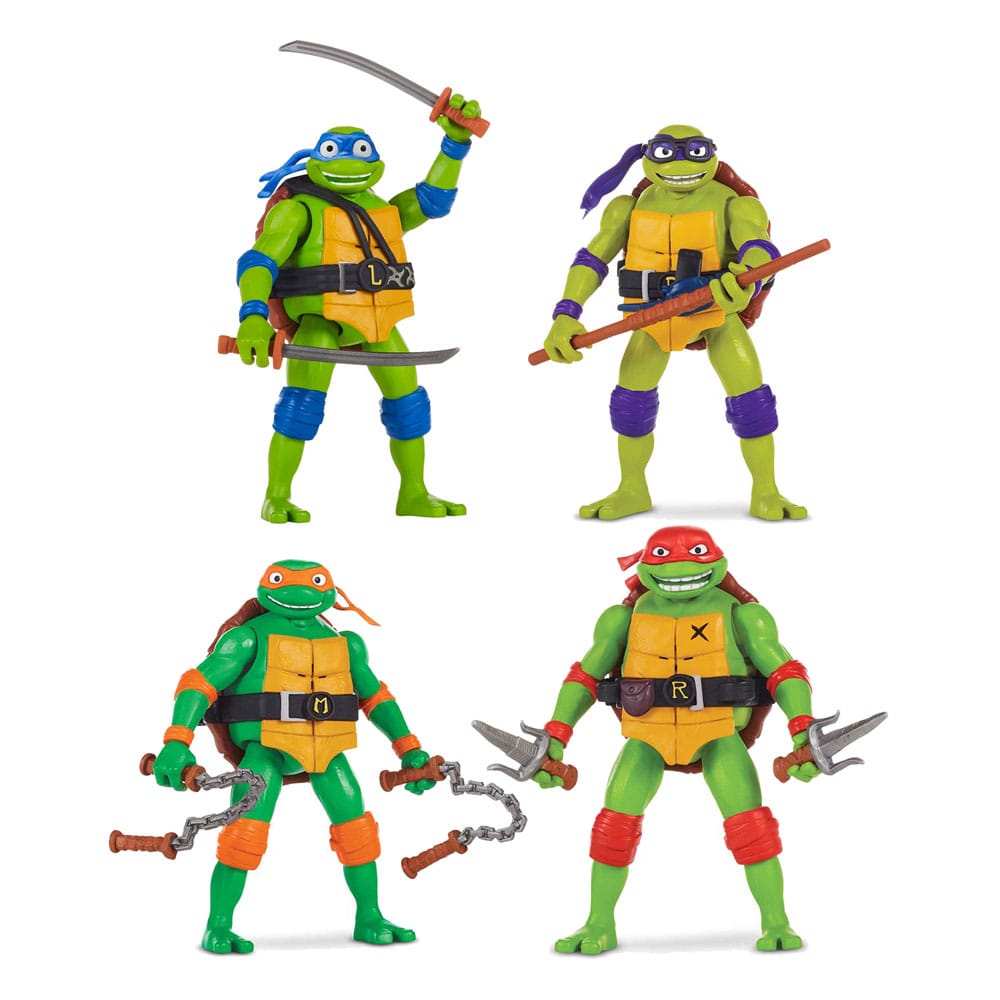 Teenage Mutant Ninja Turtles Ninja Shouts Mutant Mayhem Action Figures Assortment 15 cm Set of 8