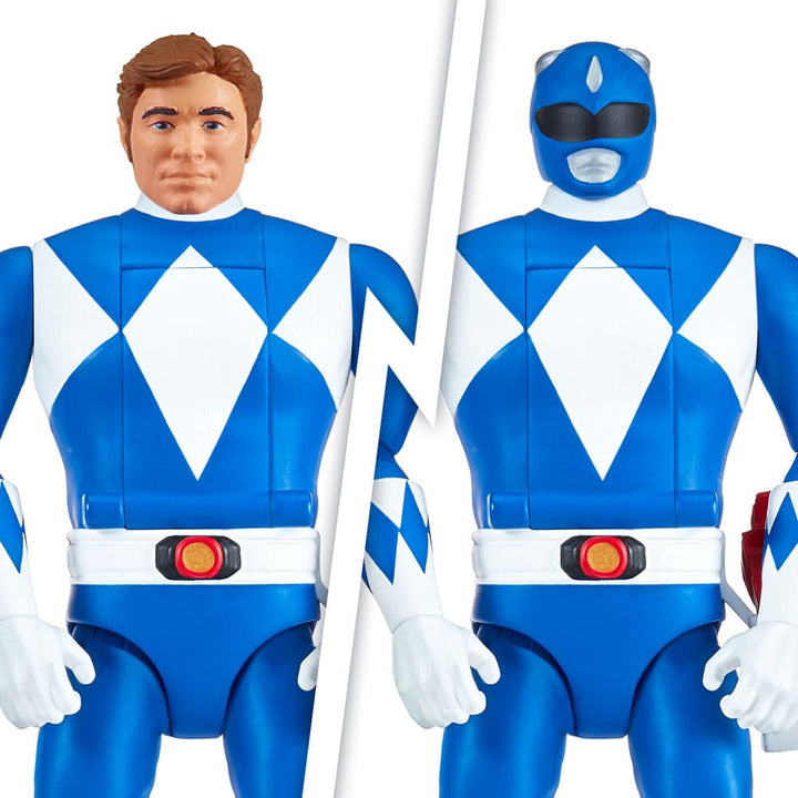 Mighty Morphin Power Rangers Blue Ranger Auto Morphin Action Figure