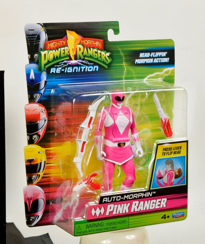 Mighty Morphin Power Rangers Pink Ranger Auto Morphin Action Figure