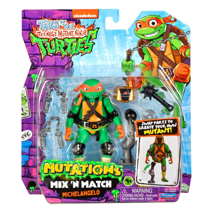 Nickelodeon Teenage Mutant Ninja Turtles Michelangelo Mix and Match Action Figure