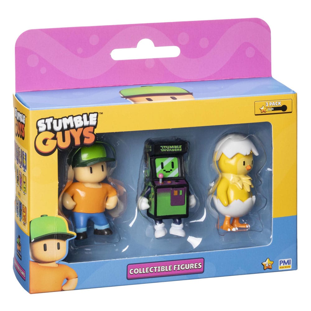 Stumble Guys Wave 2 Hatchling Stumble Invaders Mr Stumble Figure Trio Box