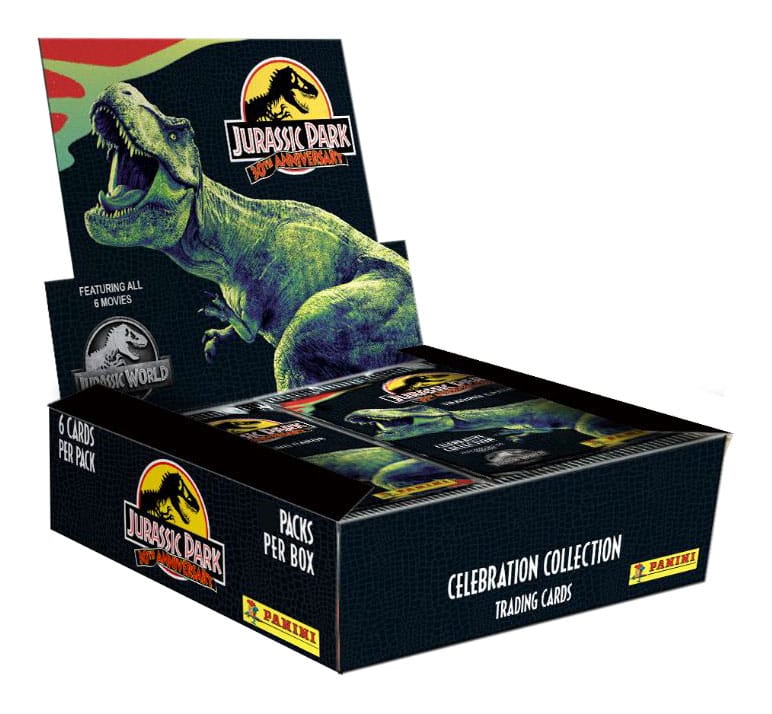 Jurassic Park Anniversary 30 Celebration Trading Card Pack Display 24 Units