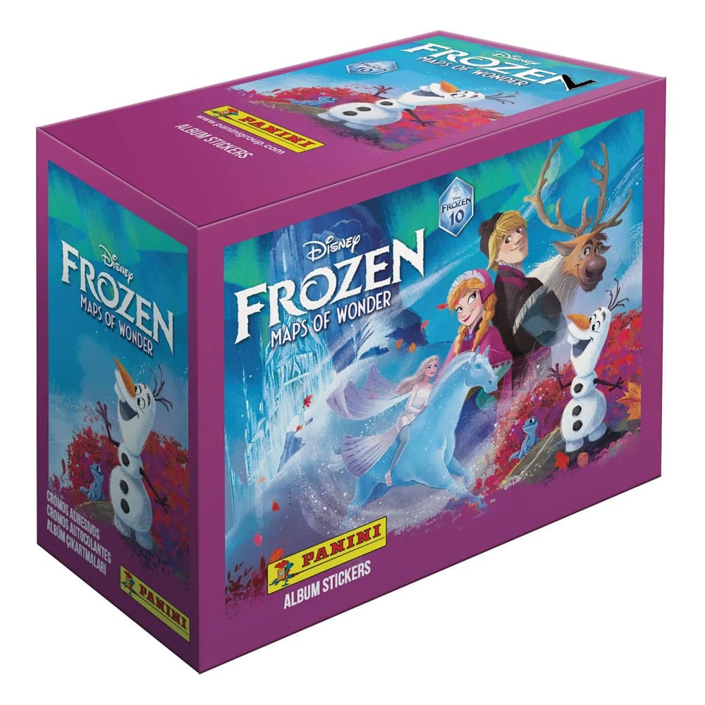 Disney Frozen Maps of Wonder Sticker Collection Display 24 Packs