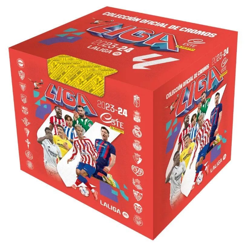 La Liga 2023 2024 Sticker Display Collection Spanish Edition 50 Packs